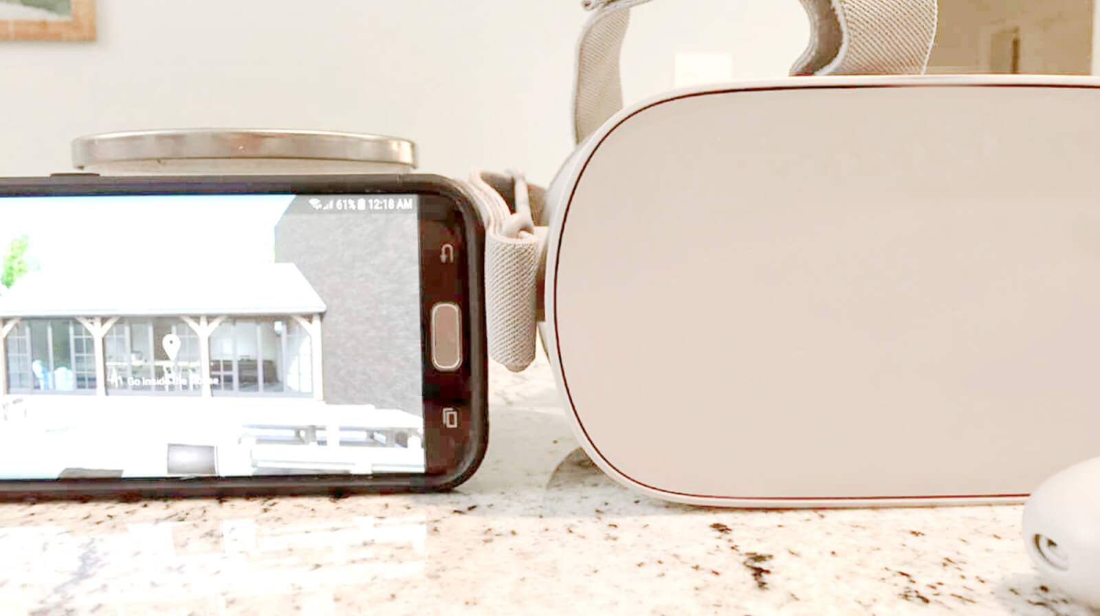 mirror phone to oculus go